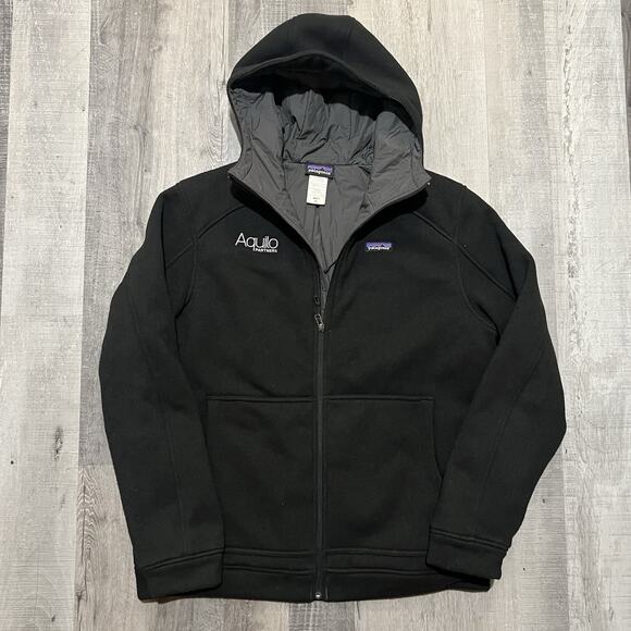 Patagonia Insulated Better Sweater Hoody Black Mens XL Full Zip Outdoor 2014 - Picture 1 of 5